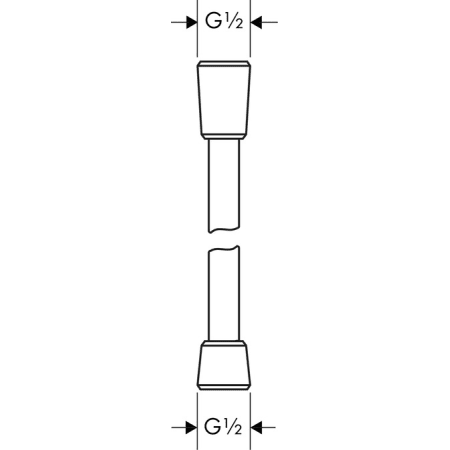 A large image of the Hansgrohe 28274 Hansgrohe 28274