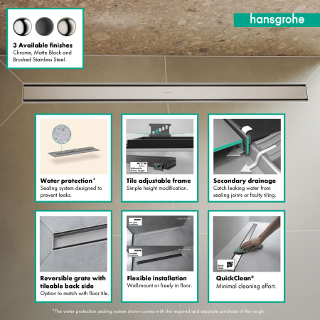 A large image of the Hansgrohe 56036 Alternate Image