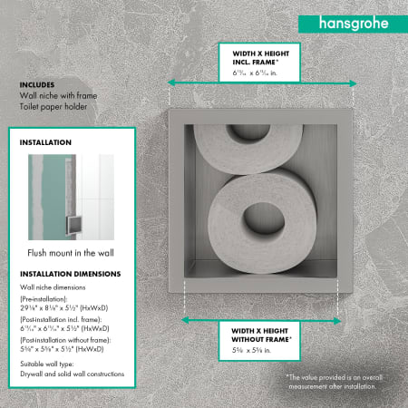 A large image of the Hansgrohe 56058 Alternate Image