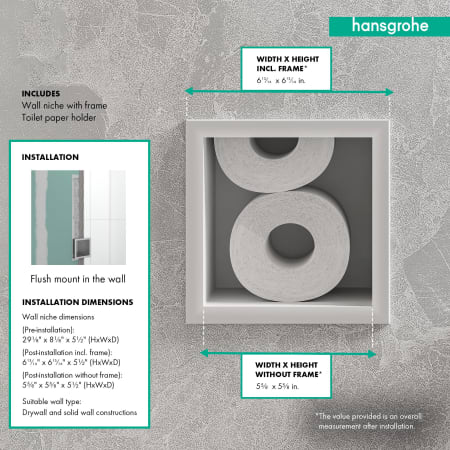 A large image of the Hansgrohe 56058 Alternate Image