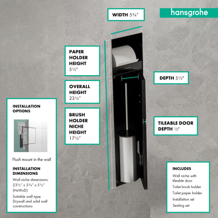 A large image of the Hansgrohe 56062 Alternate Image