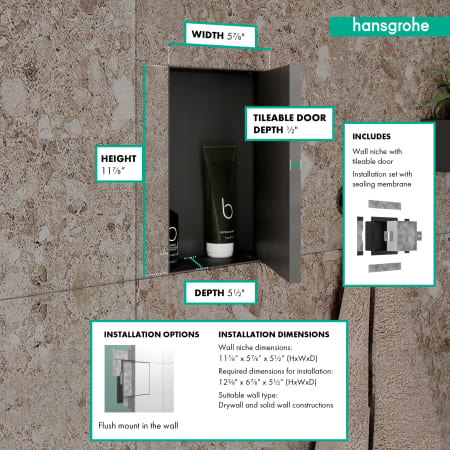 A large image of the Hansgrohe 56088 Alternate Image