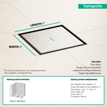 A large image of the Hansgrohe 56134 Alternate Image