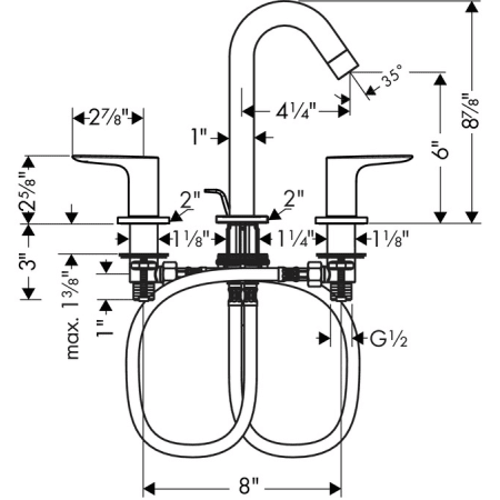 Hansgrohe 71533 Build Com