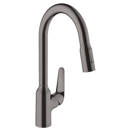 A large image of the Hansgrohe 71800 Brushed Black Chrome
