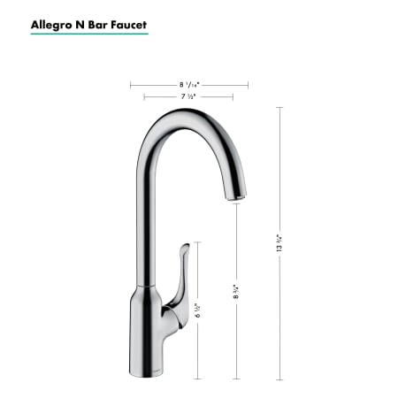 A large image of the Hansgrohe 71845 Alternate View