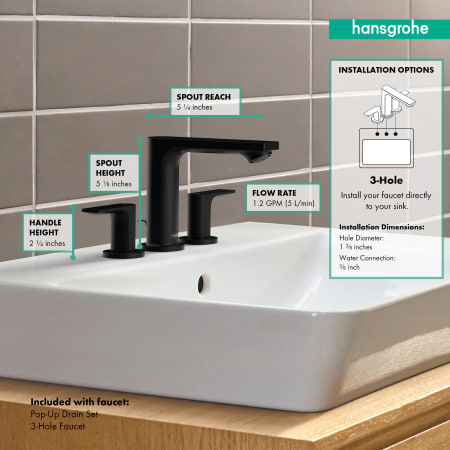 A large image of the Hansgrohe 72532 Alternate Image