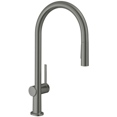 A large image of the Hansgrohe 72800 Brushed Black Chrome