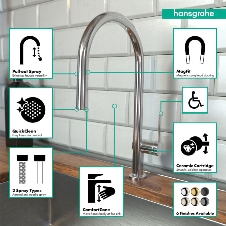 A large image of the Hansgrohe 72801 Alternate Image