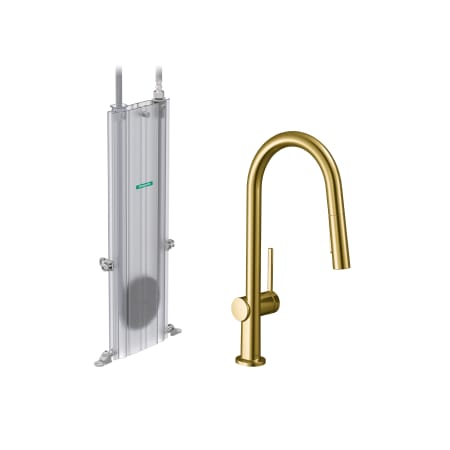 A large image of the Hansgrohe 72850 Brushed Gold Optic