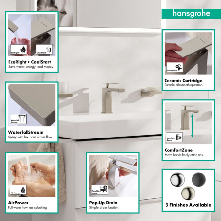 A large image of the Hansgrohe 73014 Alternate Image
