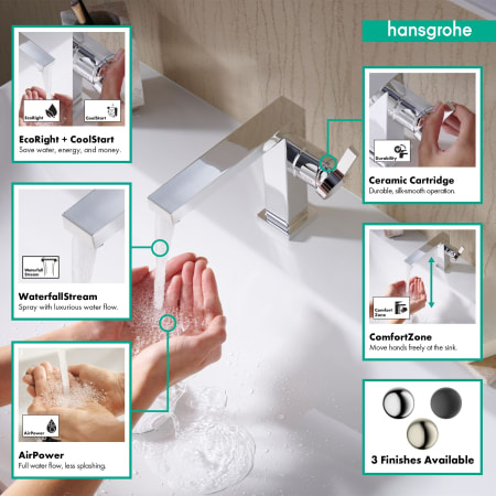 A large image of the Hansgrohe 73021 Alternate Image