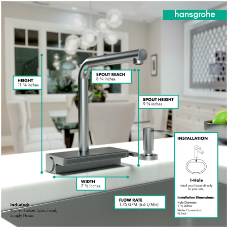 A large image of the Hansgrohe 73830 Alternate Image