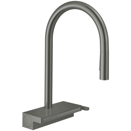 A large image of the Hansgrohe 73837 Brushed Black Chrome