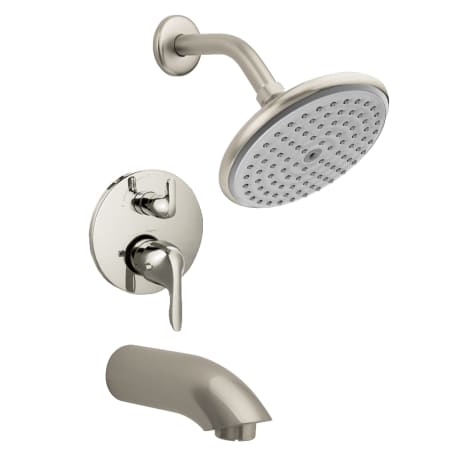 A large image of the Hansgrohe HG-T102 Brushed Nickel