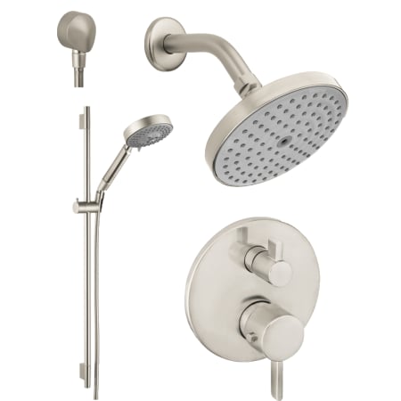 A large image of the Hansgrohe HG-T201 Brushed Nickel