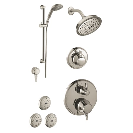 A large image of the Hansgrohe HG-T303 Brushed Nickel