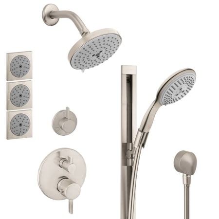 A large image of the Hansgrohe HSS-S-T03 Brushed Nickel