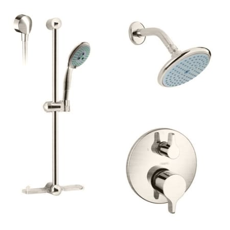 A large image of the Hansgrohe HG-PB202 Brushed Nickel