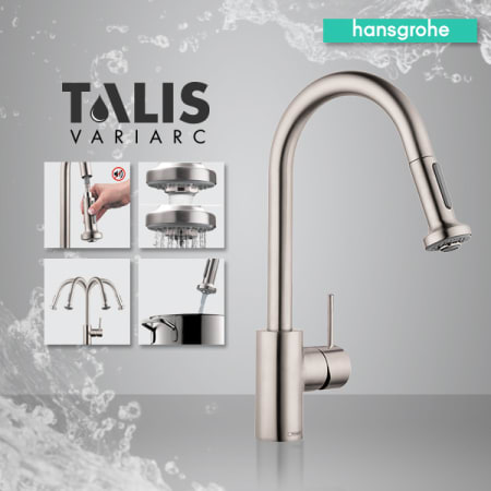 A large image of the Hansgrohe 06801 Alternate View