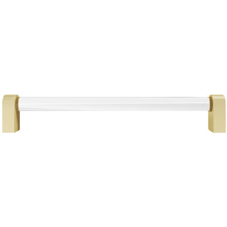 A large image of the Hapny Home C1001-CLR Clear / Satin Brass
