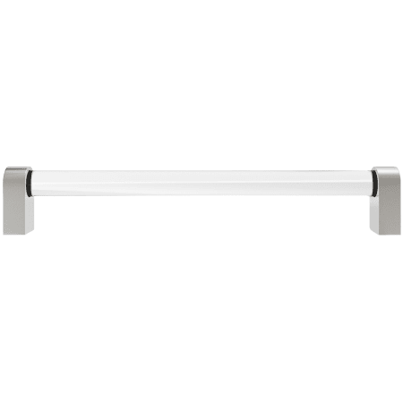 A large image of the Hapny Home C1001-CLR Clear / Satin Nickel