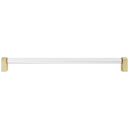 A large image of the Hapny Home C1002-CLR Clear / Satin Brass
