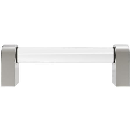 A large image of the Hapny Home C501-CLR Clear / Satin Nickel