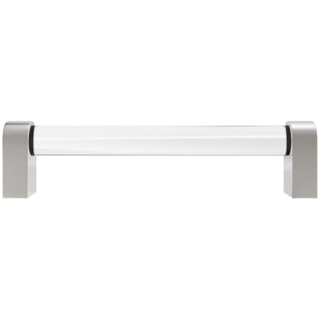 A large image of the Hapny Home C502-CLR Clear / Satin Nickel