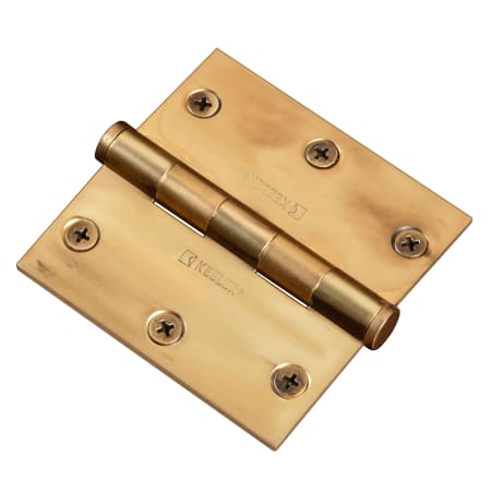 A large image of the Hickory Hardware 70305-PB-SQ-3.5 Winchester Brass