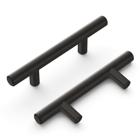 A large image of the Hickory Hardware HH075592 Black Brushed Nickel