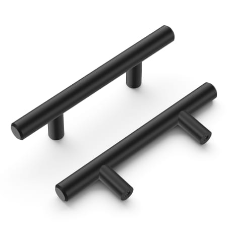 A large image of the Hickory Hardware HH075592-10PACK Matte Black