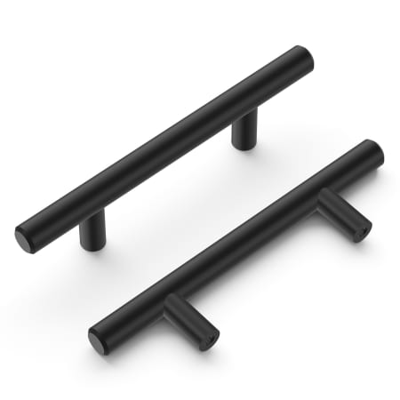 A large image of the Hickory Hardware HH075593-10PACK Matte Black