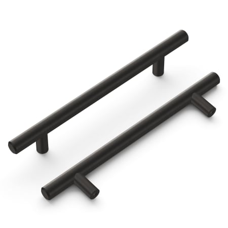 A large image of the Hickory Hardware HH075595-10PACK Brushed Black Nickel