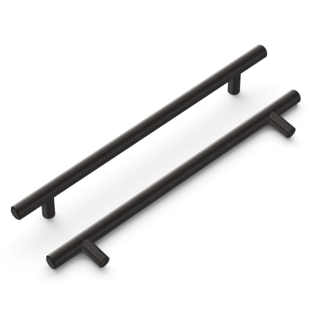 A large image of the Hickory Hardware HH075597 Black Brushed Nickel