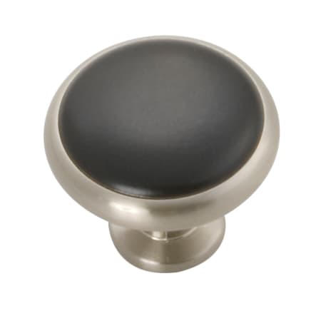 A large image of the Hickory Hardware P427 Satin Nickel With Black