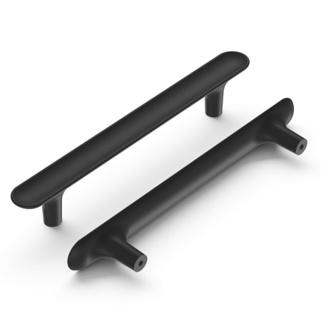 A large image of the Hickory Hardware H078780-5PACK Matte Black