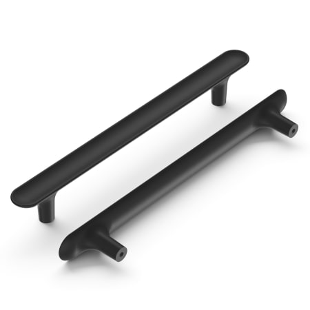 A large image of the Hickory Hardware H078781-5PACK Matte Black