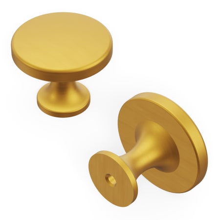 A large image of the Hickory Hardware H076698 Brushed Golden Brass
