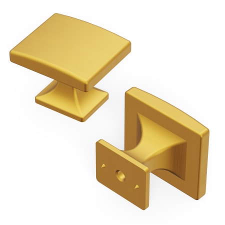 A large image of the Hickory Hardware H076699 Brushed Golden Brass