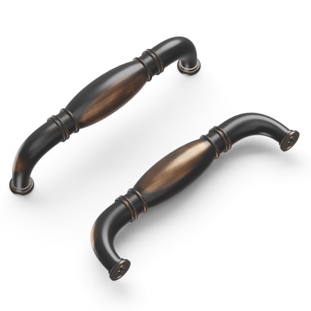 A large image of the Hickory Hardware K48-5PACK Oil-Rubbed Bronze Highlighted