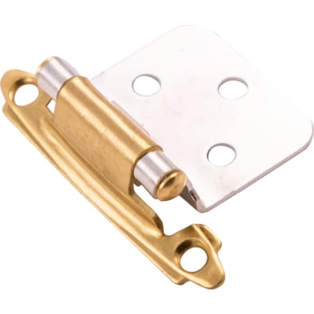 A large image of the Hickory Hardware P144-25PACK Polished Brass / Chrome