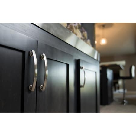A large image of the Hickory Hardware P2149 Hickory Hardware-P2149-Satin Nickel Installed View