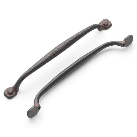 A large image of the Hickory Hardware P2995-5PACK Rustic Iron