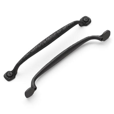 A large image of the Hickory Hardware P2996-5PACK Black Iron