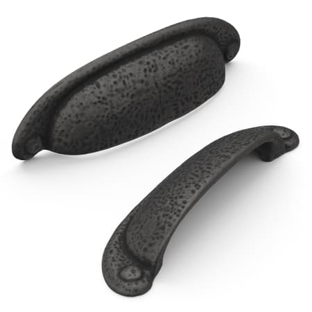 A large image of the Hickory Hardware P3004-10PACK Black Iron