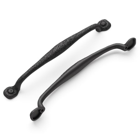 A large image of the Hickory Hardware P3005-5PACK Black Iron