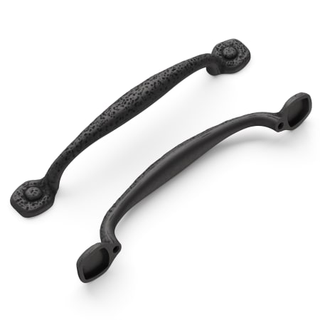 A large image of the Hickory Hardware P3006-5PACK Black Iron