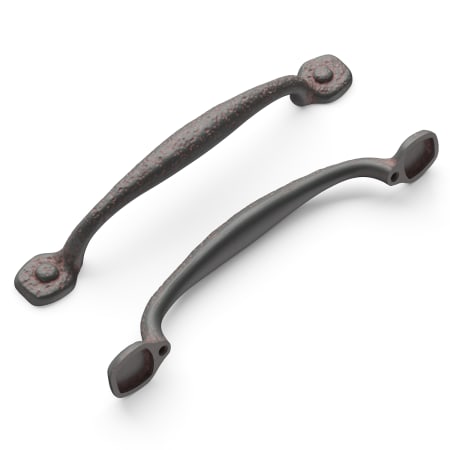 A large image of the Hickory Hardware P3006-5PACK Rustic Iron