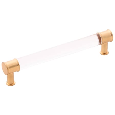 A large image of the Hickory Hardware P3702-10PACK Crysacrylic / Brushed Golden Brass